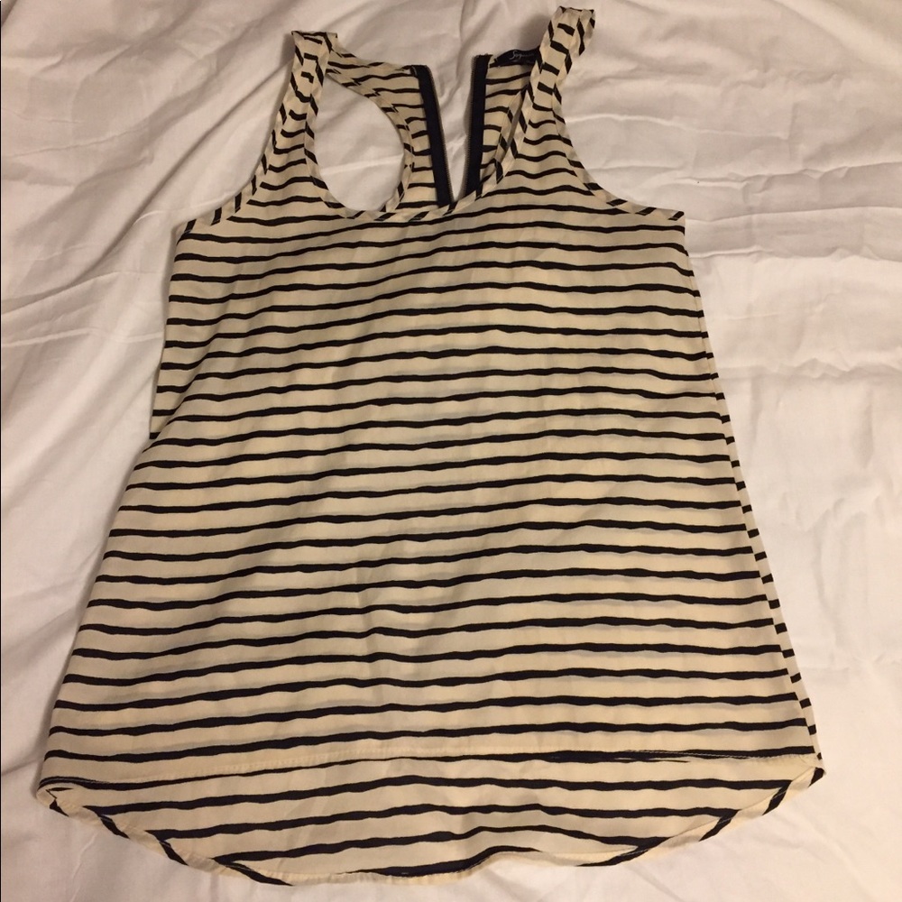 Soprano zip back tank top